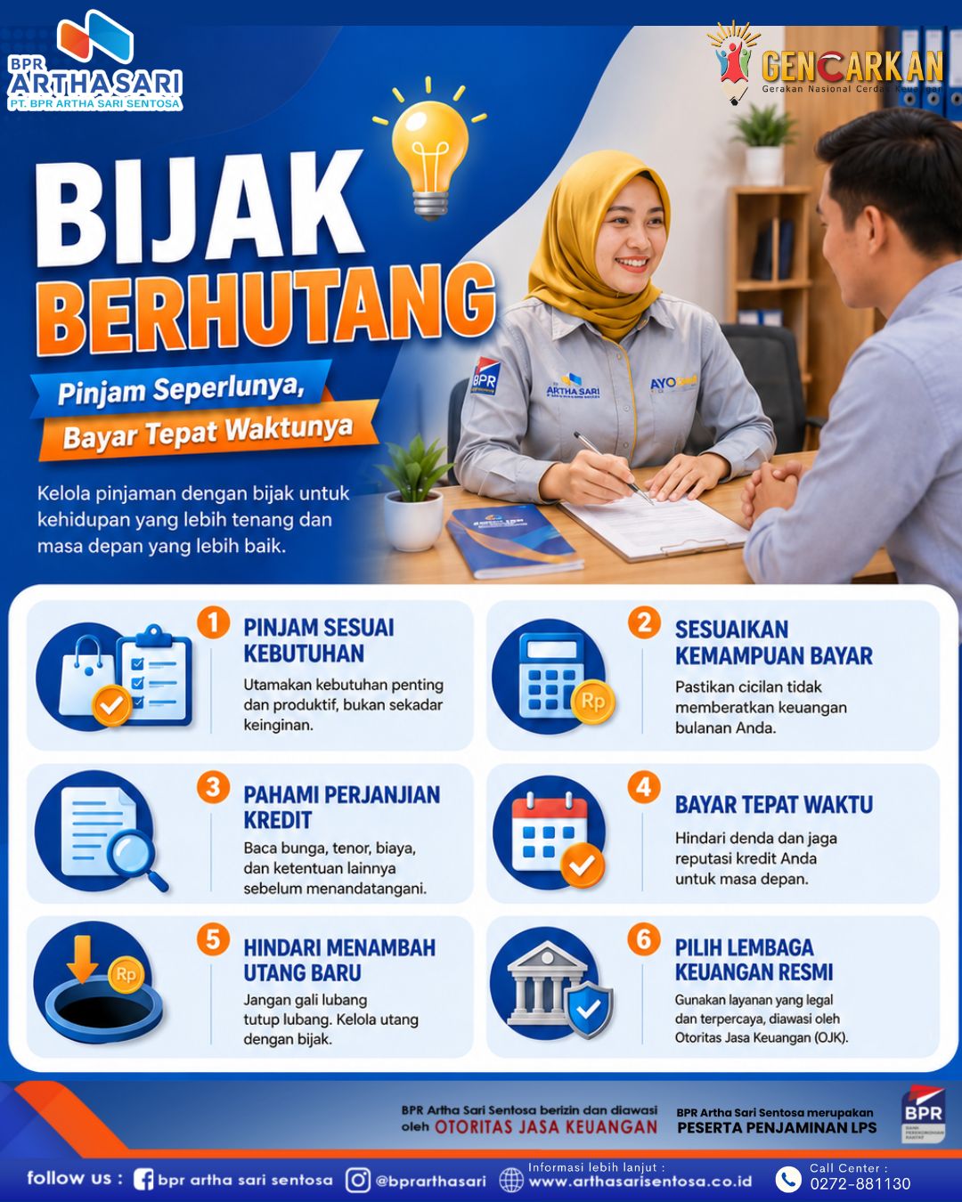 Pinjam Seperlunya, Bayar Tepat Waktunya
