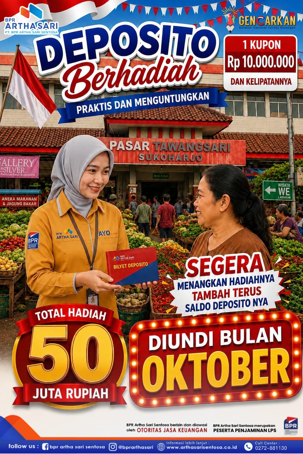 Info undian deposito berhadiah di Oktober 2026